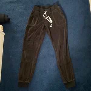Calvin Klein velour sleepwear joggers